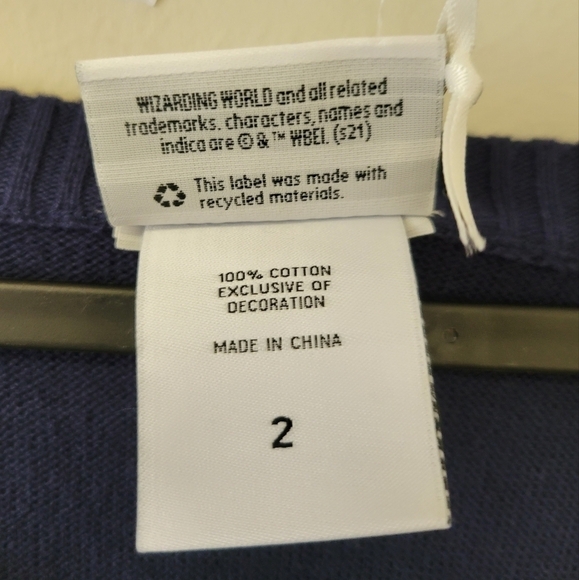 Torrid Harry Potter Always Patronus Pullover Sweater Blue 2X - Picture 5 of 7